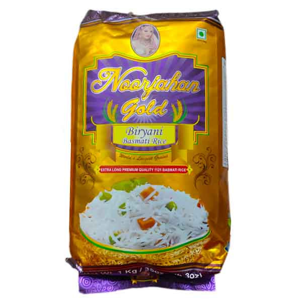 Noorjahan Gold Biryani Basmati Rice - 1 kg (নুরজাহান বিরিয়ানি বাসমতি চাল)