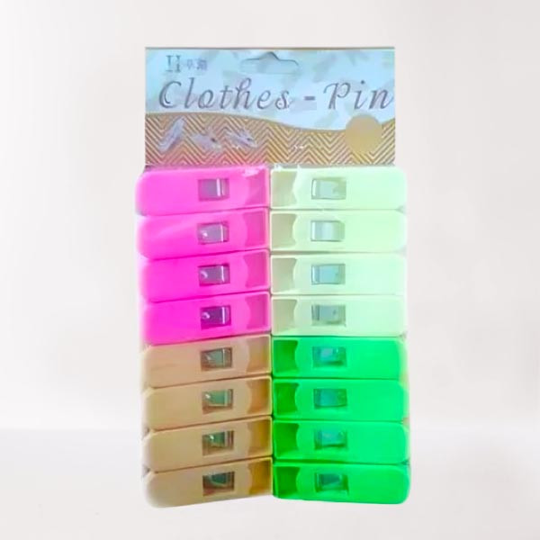 Cloth Pin 4 Colours 16pcs Set