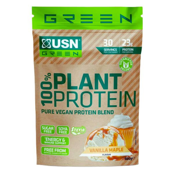 USN 100% Plant Based Protein, Vegan Protein Sugar Free, Plant Based Protein