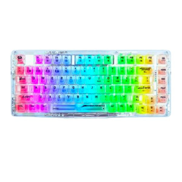 Redragon K649 Elf Pro Translucent Custom Silver Switch Mechanical Keyboard - Redragon