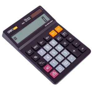 Deli Desk Calculator EM01420 Plastic-12 Digits