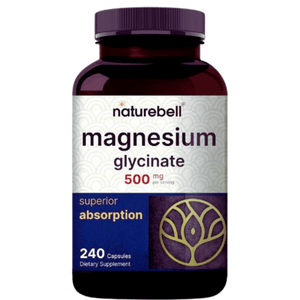 Naturebell Magnesium Glycinate 500mg Superior Absorption