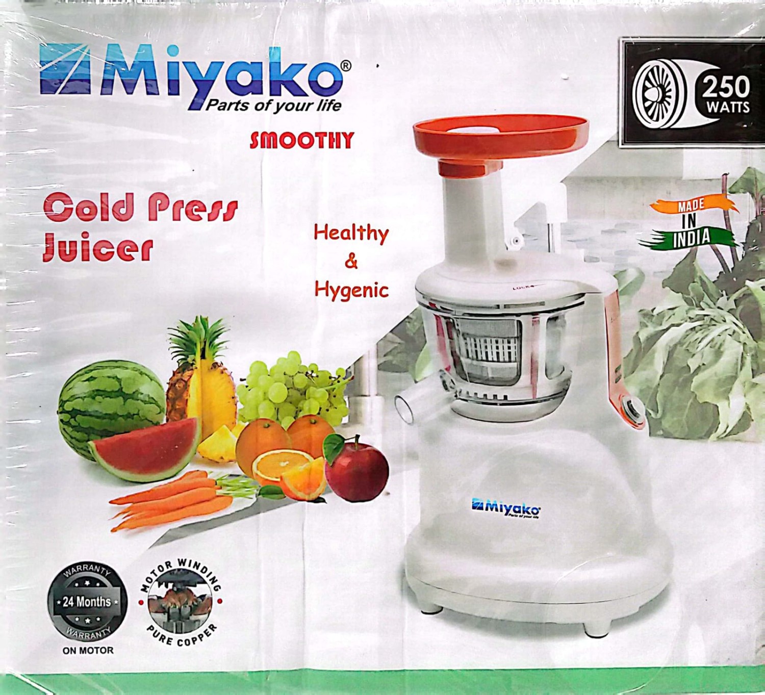 Miyako Electric gold press Juicer