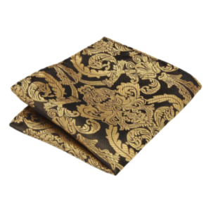 Luxury Polyester Yarn Handkerchief Paisley Suit Pocket Square 25*25cm For Men's