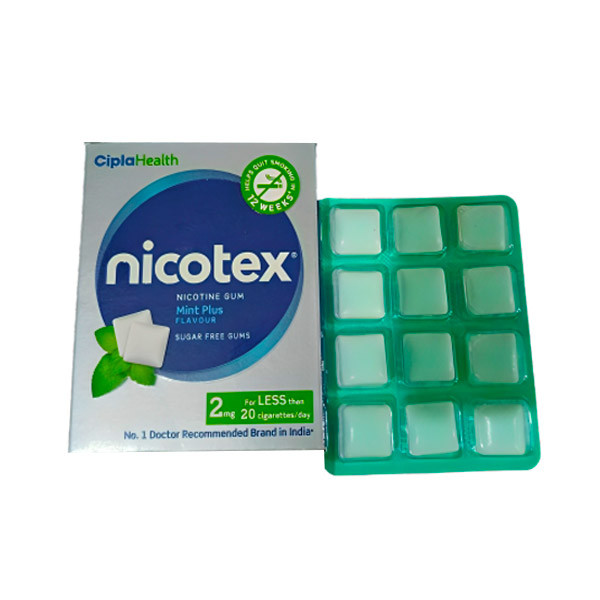 Nicotex Anti Nicotine Gum Mint Plus 2mg