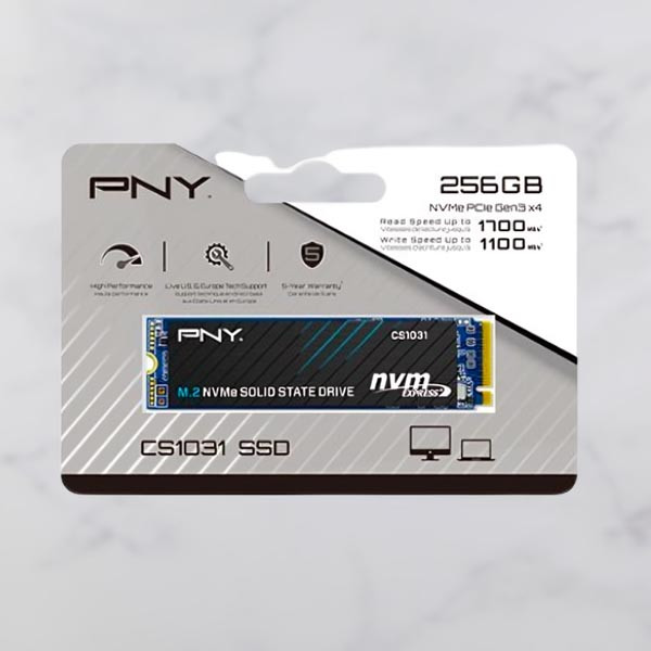 PNY CS1031 M.2 2280 NVMe Gen3x4 SSD - 256GB