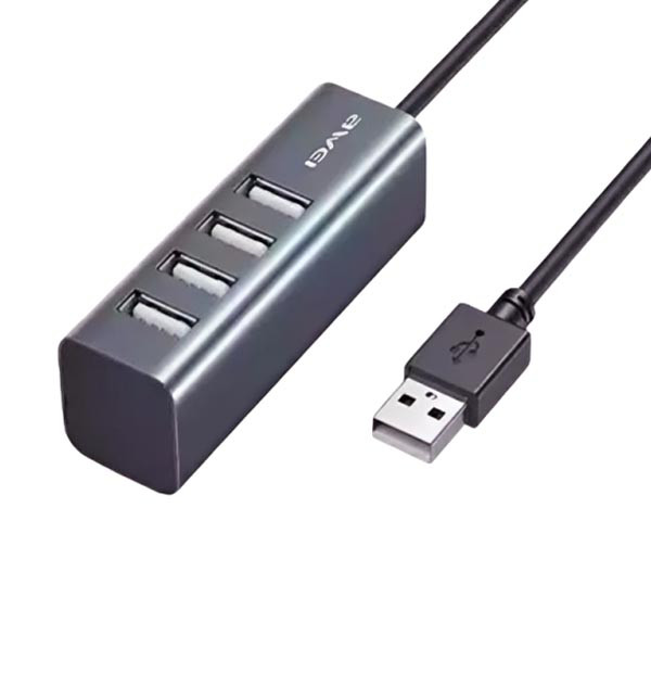 Buy Awei 4 Ports USB2.0 Hub | Awei Hub (CL-122) - Grey