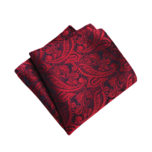 Luxury Polyester Yarn Handkerchief Paisley Suit Pocket Square 25*25cm For Men's