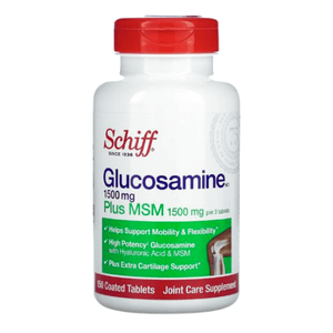 Schiff Glucosamine 1500mg Plus MSM and Hyaluronic Acid