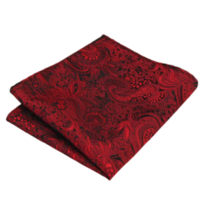 Luxury Polyester Yarn Handkerchief Paisley Suit Pocket Square 25*25cm For Men's