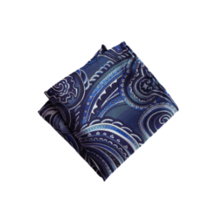 Luxury Polyester Yarn Handkerchief Paisley Suit Pocket Square 25*25cm For Men's