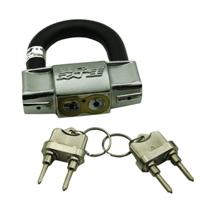 Heavy Duty Double Anti Acid Key D Lock for Motorcycle