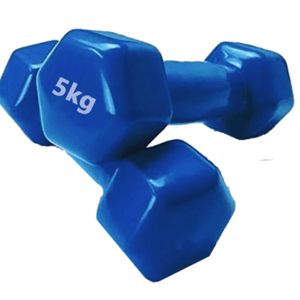 Premium Quality 5kg Vinyl Dumbbell 2 Pcs -Sports And Fitness