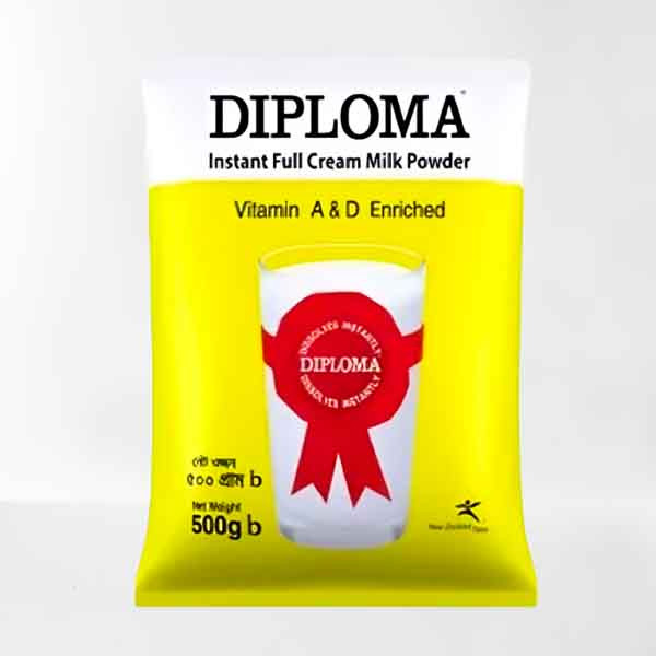 Diploma Instant Full Cream Milk Powder - ডিপ্লোমা ইনস্ট্যান্ট ফুল ক্রিম মিল্ক পাউডার