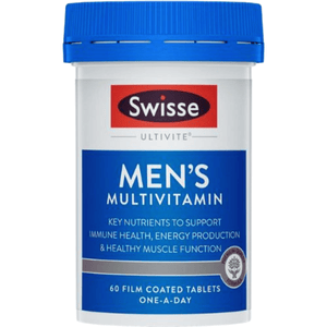 Swisse Men's Ultivite Multivitamin Key Nutrients To Support