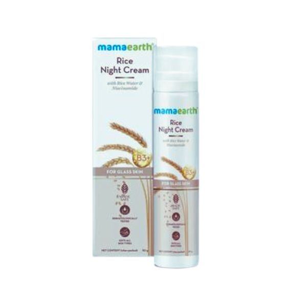 Mamaearth Rice Night Ointment For Clear Skin Cream - 50 g