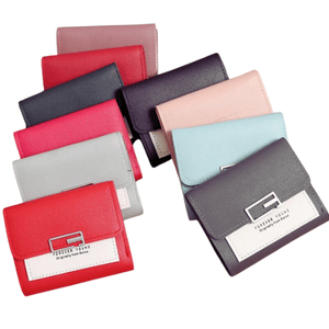 Fashion Mini Wallet Purse Leather Short Trifold Wallets For Women