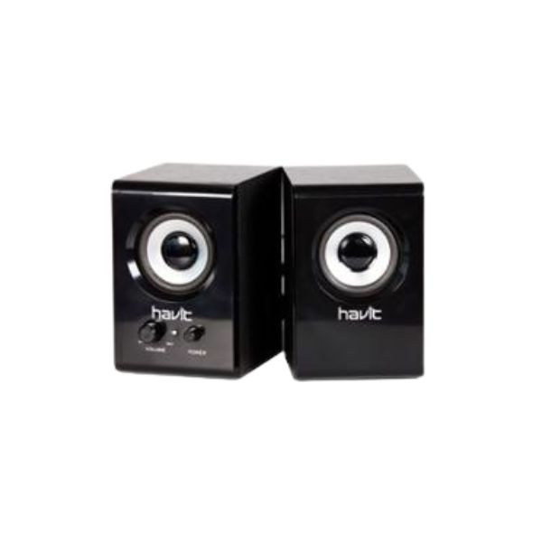 Havit Wooden AC Power Speaker (SK490) - Black