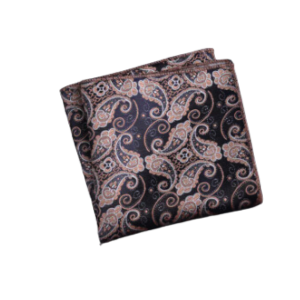 Luxury Polyester Yarn Handkerchief Paisley Suit Pocket Square For Men's