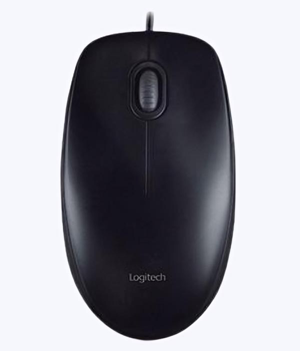 Logitech USB Contoured Shape (M90)-Mouse