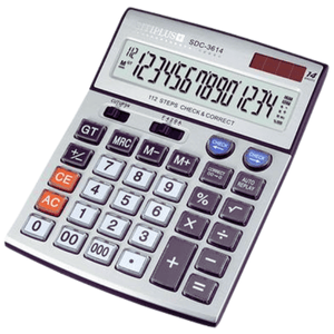 Citiplus SDC-3614 Glass Key Series Electronic Calculator