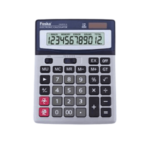 Foska CA3312-6 Desktop Calculator (12 Digit) - Big