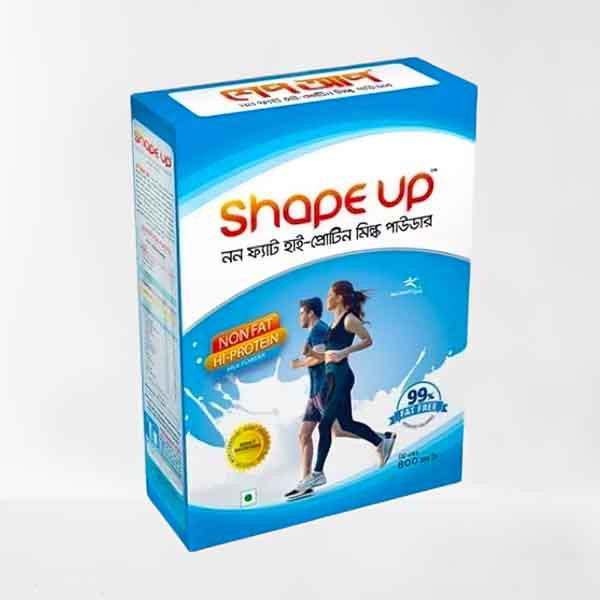 Shape Up Non Fat High Protein Milk Powder - উচ্চ প্রোটিন মিল্ক পাউডারকে